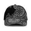 Australia Cap Aboriginal Indigenous Dot Painting Gray
