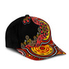 Australia Cap Aboriginal Indigenous Dot Painting