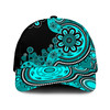Australia Cap Aboriginal Indigenous Dot Painting Turquoise