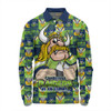 Canberra Raiders Long Sleeve Polo Shirt Champion’s Pride Comic Style
