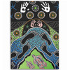 Australia Area Rug Turtle’s Journey Through Dreamtime