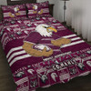 Manly Warringah Sea Eagles Quilt Bed Set Champion’s Pride Comic Style
