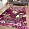 Queensland Maroons Area Rug Champion’s Pride Comic Style