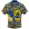 Parramatta Eels Hawaiian Shirt Championâ€™s Pride Comic Style