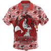 St. George Illawarra Dragons Hawaiian Shirt Championâ€™s Pride Comic Style