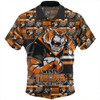 Wests Tigers Hawaiian Shirt Champion’s Pride Comic Style Wests Tigers Hawaiian Shirt Champion’s Pride Comic Style