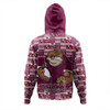 Queensland Maroons Hoodie Champion’s Pride Comic Style