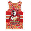 Redcliffe Dolphins Men Singlet Champion’s Pride Comic Style