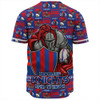 Newcastle Knights Baseball Shirt Champion’s Pride Comic Style