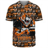 Wests Tigers Baseball Shirt Champion’s Pride Comic Style