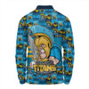 Gold Coast Titans Long Sleeve Polo Shirt Champion’s Pride Comic Style