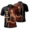 Australia Aboriginal Personalised Polo Shirt - Indigenous Lizard Dreaming