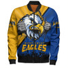 West Coast Eagles Bomber Jacket Breaking Through Fan Design