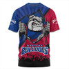 Western Bulldogs T-Shirt Breaking Through Fan Design
