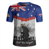 Australia Rugby Jersey Anzac Day Lest We Forget Honoring The Anzac Spirit