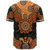 Australia Baseball Shirt Aboriginal Indigenous Dot Style Design Cuture