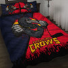 Adelaide Crows Quilt Bed Set Breaking Through Fan Design
