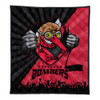 Essendon Quilt Breaking Through Fan Design