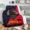 Adelaide Crows Blanket Breaking Through Fan Design
