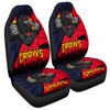 Adelaide Crows Car Seat Cover Breaking Through Fan Design