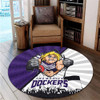 Fremantle Round Rug Breaking Through Fan Design