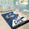 Geelong Cats Area Rug Breaking Through Fan Design