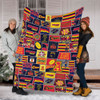 Adelaide Crows Blanket Legacy Of The Pride Comic Style