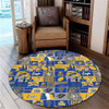 West Coast Eagles Round Rug Legacy Of The Pride Comic Style