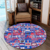 Western Bulldogs Round Rug Legacy Of The Pride Comic Style