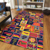 Adelaide Crows Area Rug Legacy Of The Pride Comic Style