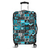 Port Adelaide Luggage Cover Legacy Of The Pride Comic Style