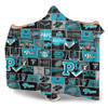 Port Adelaide Hooded Blanket Legacy Of The Pride Comic Style