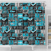 Port Adelaide Shower Curtain Legacy Of The Pride Comic Style