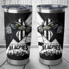 Collingwood Tumbler Breaking Through Fan Design