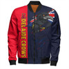 Adelaide Crows Bomber Jacket Burning Passion Of Power Scratch Style