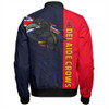 Adelaide Crows Bomber Jacket Burning Passion Of Power Scratch Style