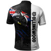 Collingwood Polo Shirt Burning Passion Of Power Scratch Style