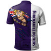 Fremantle Polo Shirt Burning Passion Of Power Scratch Style
