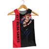 St Kilda Men Singlet Burning Passion Of Power Scratch Style