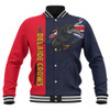Adelaide Crows Baseball Jacket Burning Passion Of Power Scratch Style