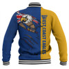 West Coast Eagles Baseball Jacket Burning Passion Of Power Scratch Style