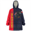 Adelaide Crows Snug Hoodie Burning Passion Of Power Scratch Style