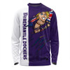 Fremantle Long Sleeve T-shirt Burning Passion Of Power Scratch Style