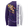 Fremantle Long Sleeve T-shirt Burning Passion Of Power Scratch Style