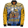West Coast Eagles Bomber Jacket Aboriginal Inspired Tough Fan Football For Life