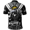 Collingwood Polo Shirt Ripped Legacy of the Game