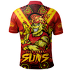 Gold Coast SUNS Polo Shirt Ripped Legacy Of The Game