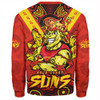 Gold Coast SUNS Sweatshirt Ripped Legacy Of The Game