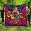 Brisbane Lions Quilt Ripped Legacy Of The Game