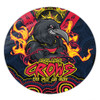 Adelaide Crows Round Rug Ripped Legacy Of The Game